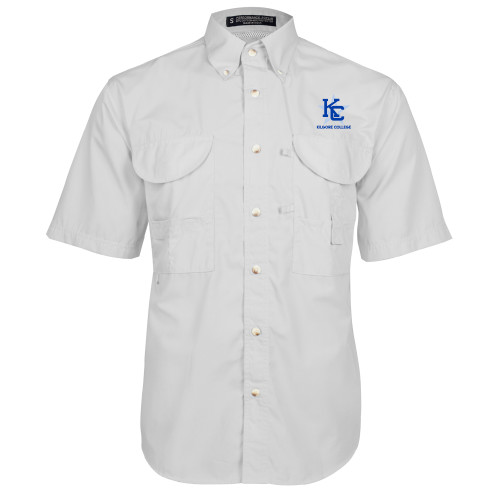  White Fishing Shirt Performance Short Sleeve - Primary