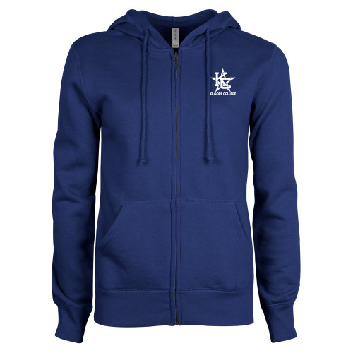  ENZA Womens Royal Fleece Full Zip Hoodie - Primary