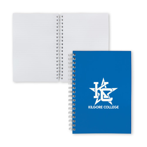  Clear 7 x 10 Spiral Journal Notebook - Primary
