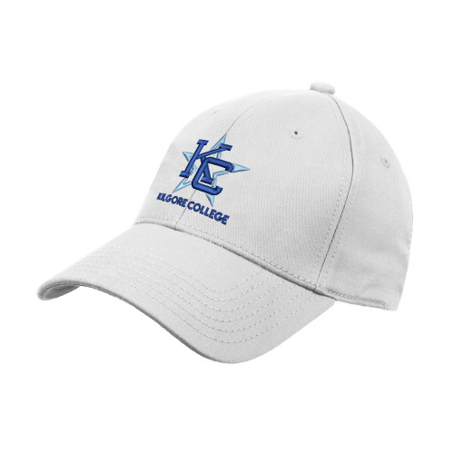  White Structured Adjustable Pro Style Hat - Primary
