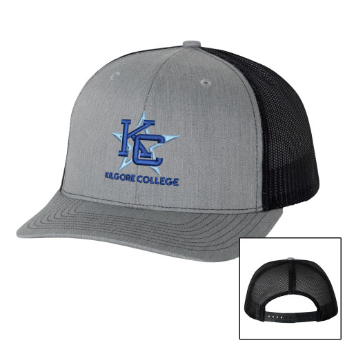  Richardson Heather Grey/Black Trucker Hat - Primary