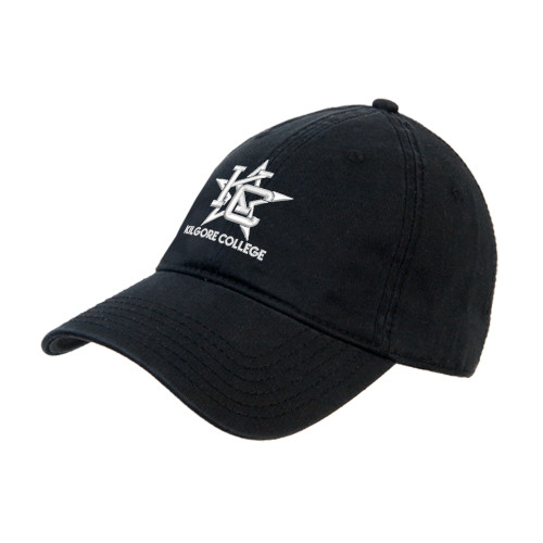  Black Unstructured Adjustable Low Profile Hat - Primary