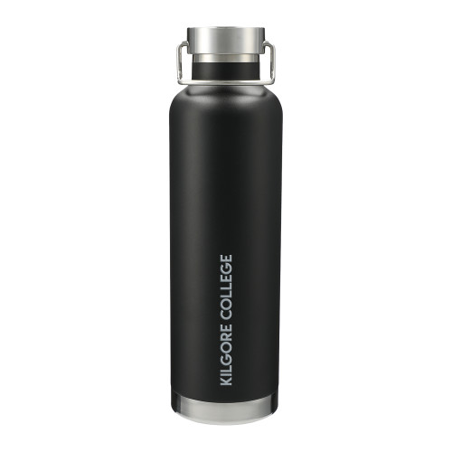  Thor Copper Vacuum Insulated Black Bottle 32oz - Kilgore Horizontal Engraved