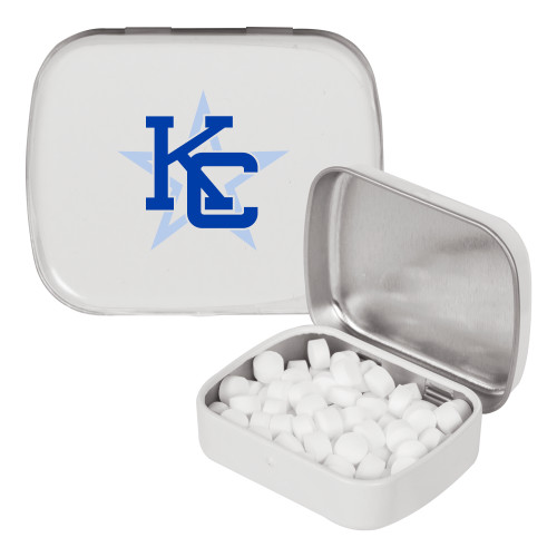  White Rectangular Peppermint Tin - KC