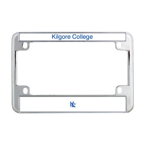  Metal Motorcycle License Plate Frame in Chrome - KC