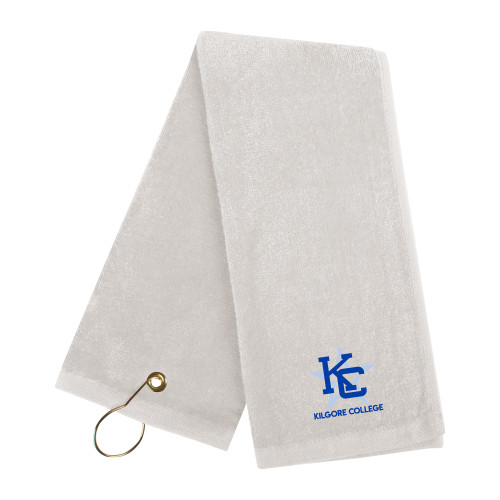  White Golf Towel - Primary