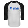 Thumbnail image for  White/Black Raglan Baseball T Shirt