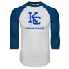Thumbnail image for  White/Royal Raglan Baseball T Shirt