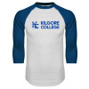 Thumbnail image for  White/Royal Raglan Baseball T Shirt