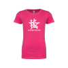 Thumbnail image for  Next Level Girls Fuchsia Fashion Fit T Shirt