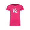 Thumbnail image for  Next Level Girls Fuchsia Fashion Fit T Shirt