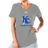 Thumbnail image for  Under Armour Womens Grey Charged Cotton Tee