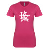 Thumbnail image for  Next Level Womens Fuchsia Boyfriend Tee