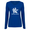 Thumbnail image for  Womens Royal Long Sleeve V Neck Tee 