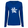 Thumbnail image for  Womens Royal Long Sleeve V Neck Tee 