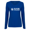 Thumbnail image for  Womens Royal Long Sleeve V Neck Tee 