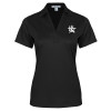 Thumbnail image for  Womens Black Performance Fine Jacquard Polo