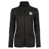 Thumbnail image for  Womens Black Heather Fleece Jacket