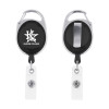 Thumbnail image for  Black Oval Retractable Badge Holder w/Clip