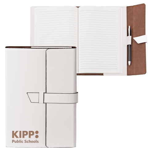 Fabrizio Junior White Portfolio w/Loop Closure-KIPP Public Schools Engraved