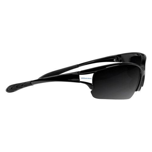 Mens Black Sporty Sunglasses-KIPP Public Schools Flat