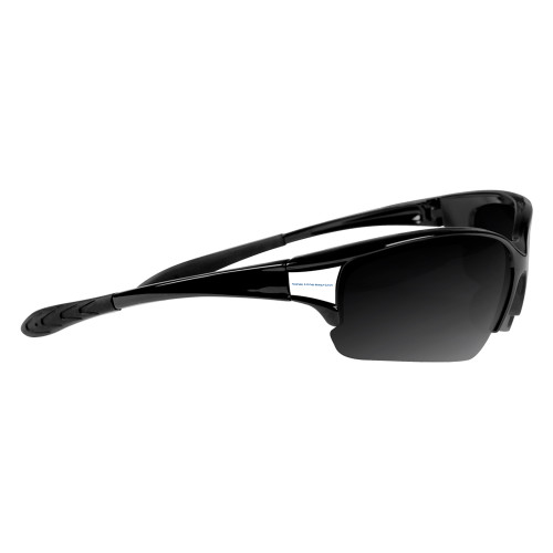 Mens Black Sporty Sunglasses-Tagline Flat