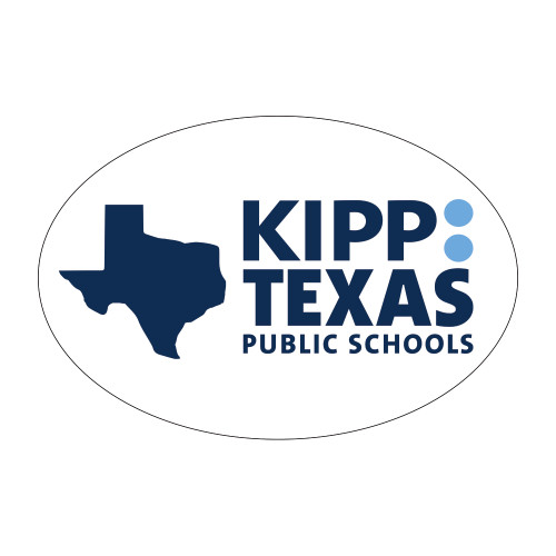 Medium Decal-KIPP Texas Stacked Logo, 7 inches wide