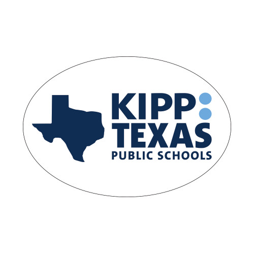 Small Decal-KIPP Texas Stacked Logo, 5 inches wide