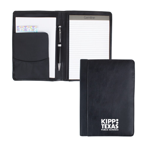Wall Street Black Junior Writing Pad-KIPP Texas Stacked Logo