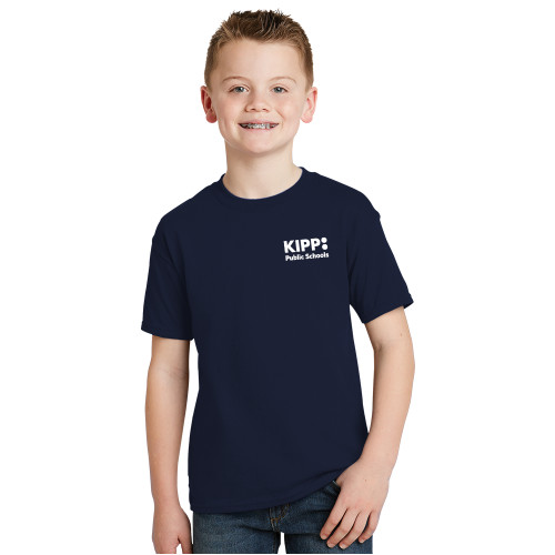 Youth Navy T Shirt-KIPP Public Schools