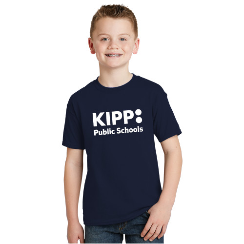 Youth Navy T Shirt-KIPP Public Schools