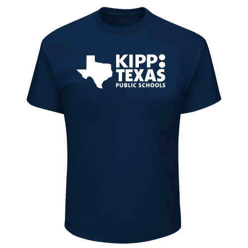 Tall Navy T Shirt-KIPP Texas Primary Logo