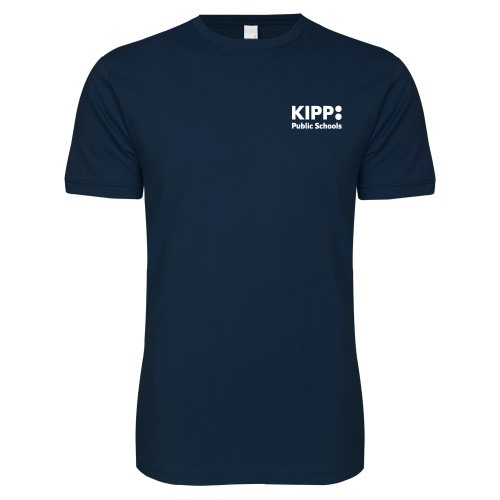 Next Level Navy SoftStyle T Shirt-KIPP Public Schools