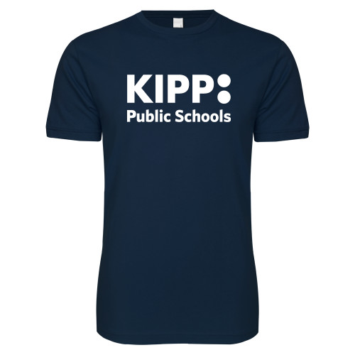 Next Level Navy SoftStyle T Shirt-KIPP Public Schools