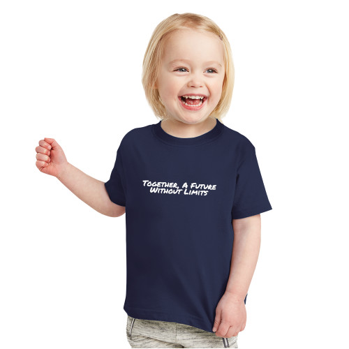 Toddler Navy T Shirt-Tagline
