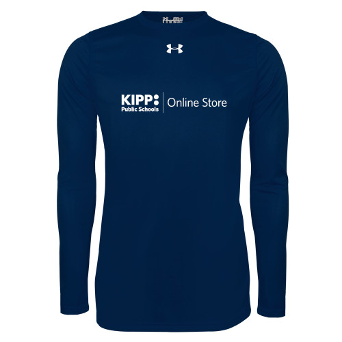 Under Armour Navy Long Sleeve Tech Tee-Online Store