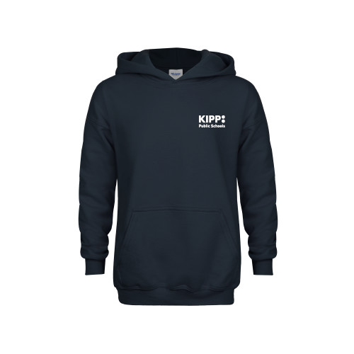 Youth Navy Fleece Hoodie-KIPP Public Schools