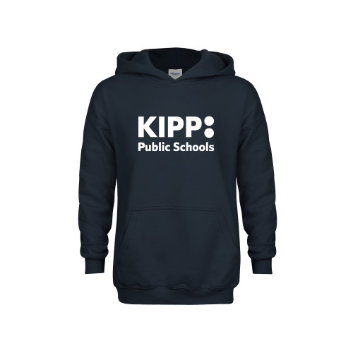 Youth Navy Fleece Hoodie-KIPP Public Schools