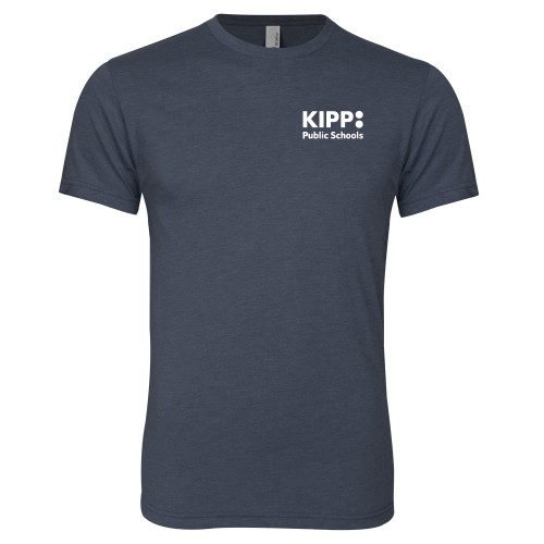 Next Level Navy Triblend Tee-KIPP Public Schools