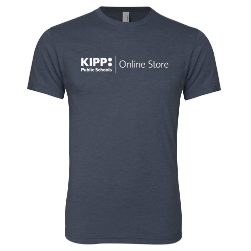 Next Level Navy Triblend Tee-Online Store