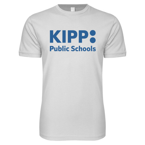 Next Level White SoftStyle T Shirt-KIPP Public Schools