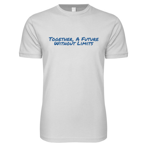 Next Level White SoftStyle T Shirt-Tagline