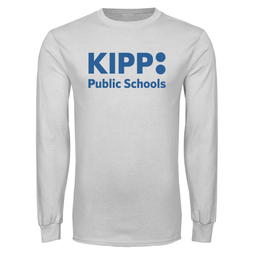 White Long Sleeve T Shirt-KIPP Public Schools