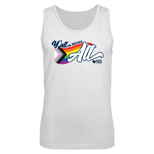 White Tank Top-KIPP Pride Logo