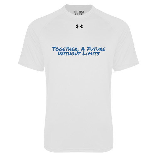 Under Armour White Tech Tee-Tagline