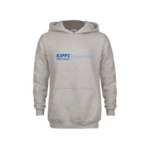 Youth Grey Fleece Hood-Online Store