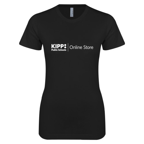 Next Level Womens Black Boyfriend Tee-Online Store