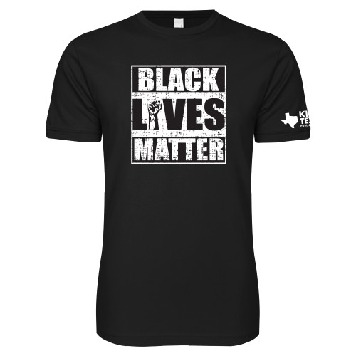 Next Level Black SoftStyle T Shirt-Black Lives Matter