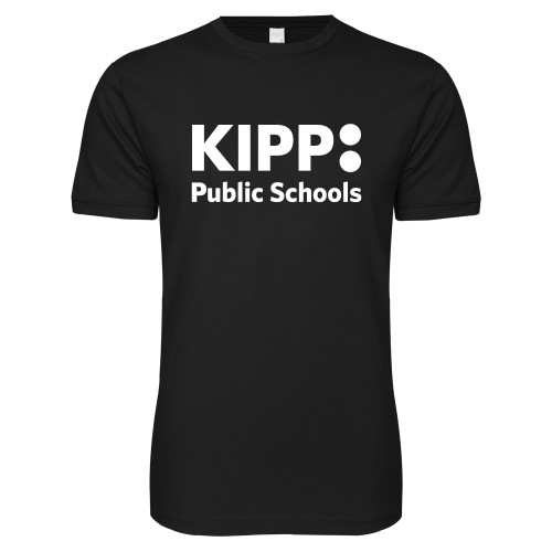 Next Level Black SoftStyle T Shirt-KIPP Public Schools