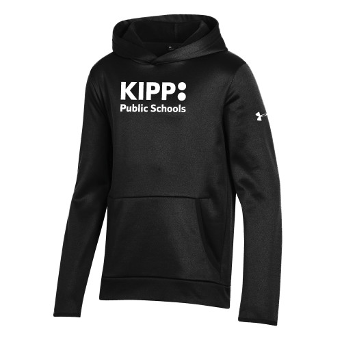 Under Armour Youth Black Fleece Hoodie-KIPP Public Schools